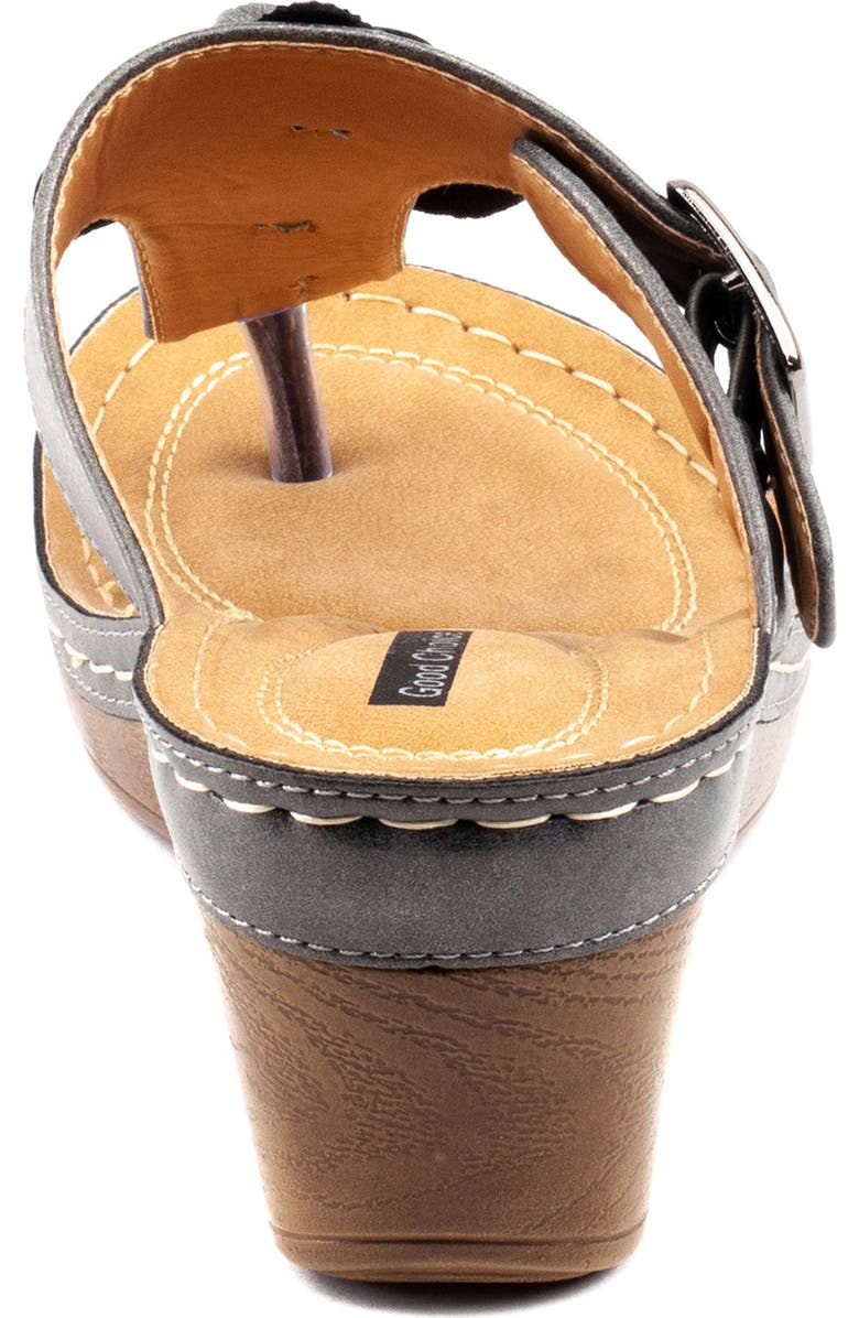 GOOD CHOICE NEW YORK Flora Sandal, Alternate, color, Pewter