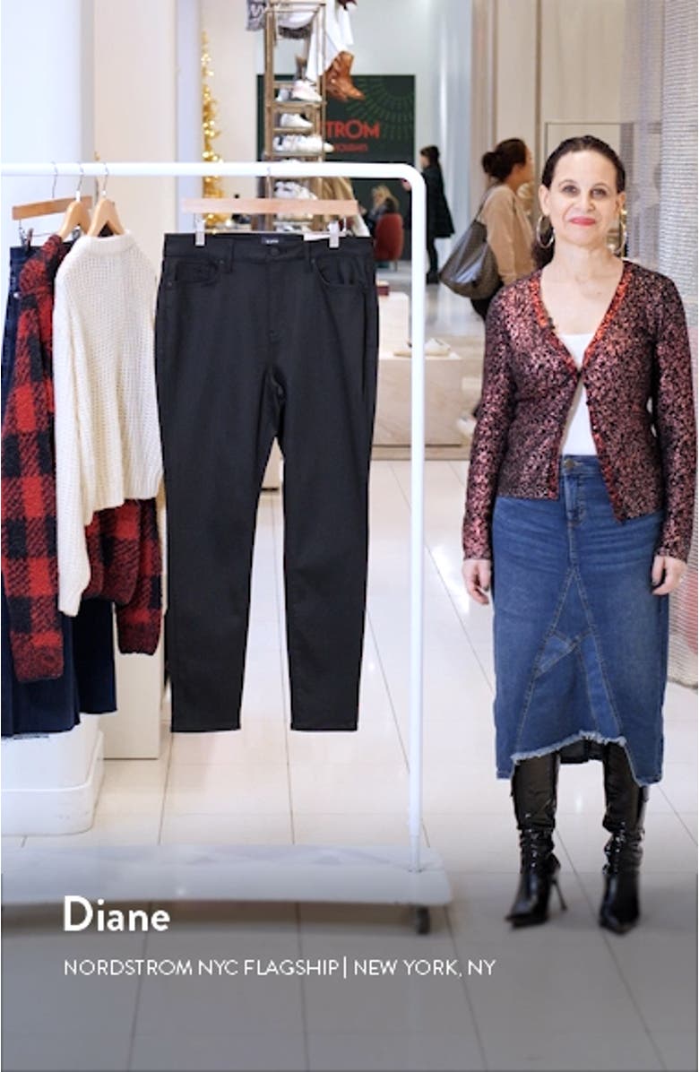 Ami High Waist Ankle Stretch Skinny Jeans, sales video thumbnail