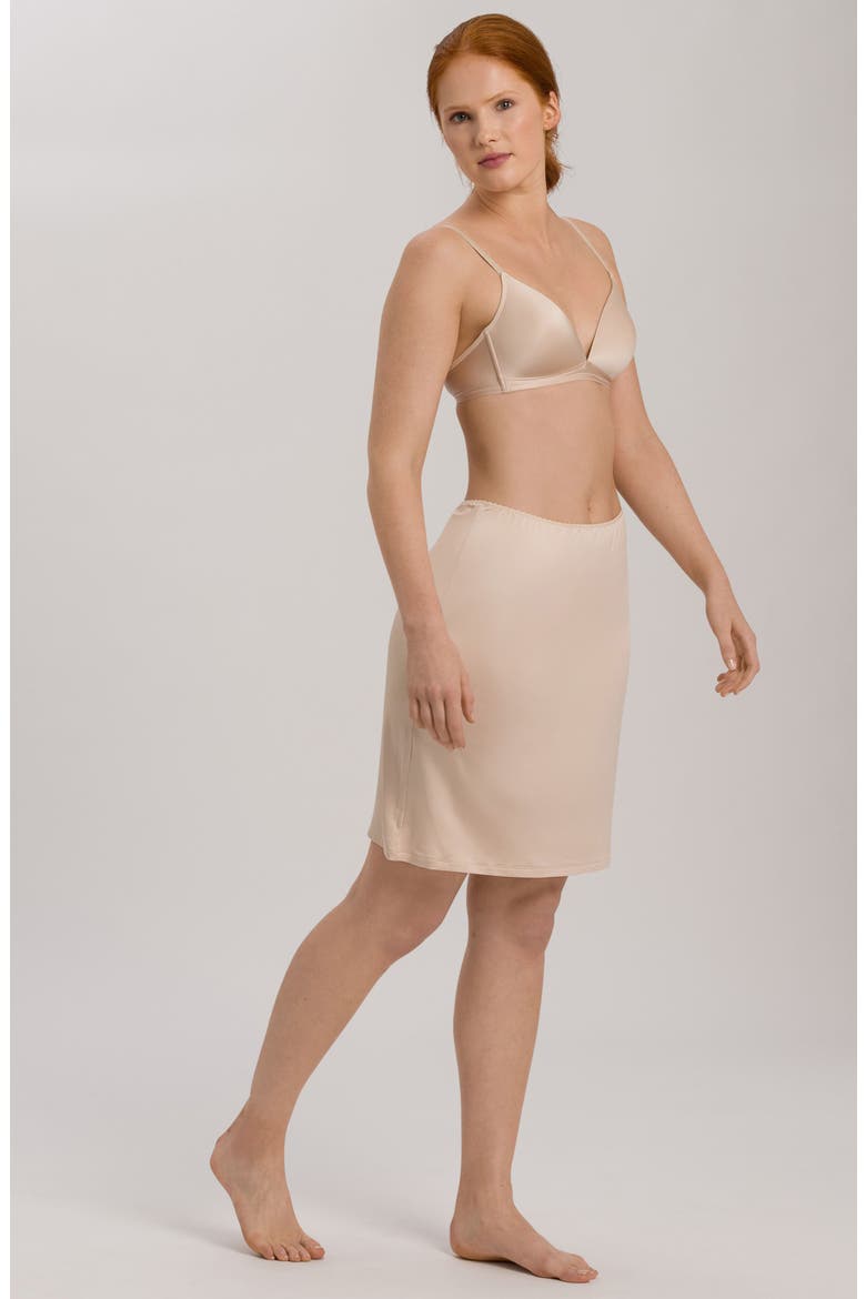 Satin Deluxe Half Slip, Alternate, color, NATURAL