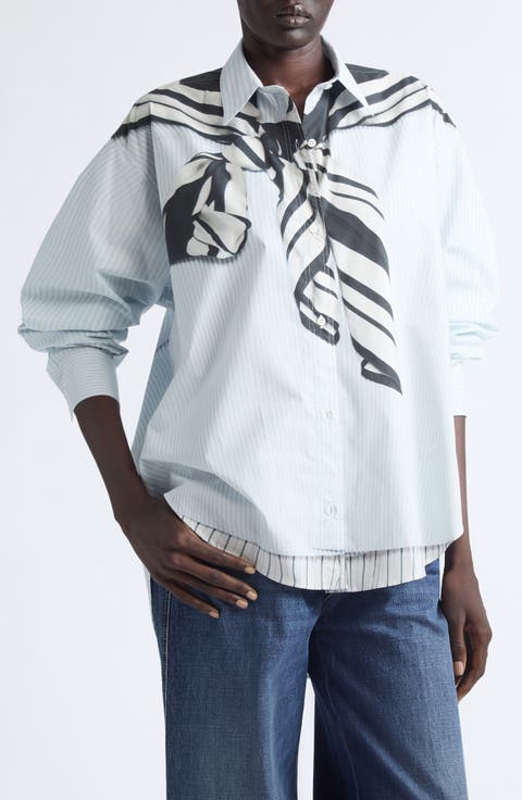 The Keegan Trompe l’Oeil Button-Up Shirt