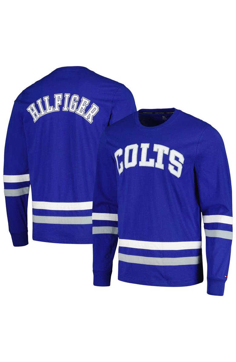 Tommy Hilfiger Men's Tommy Hilfiger Royal/Gray Indianapolis Colts Nolan Long Sleeve T-Shirt, Main, color, Royal