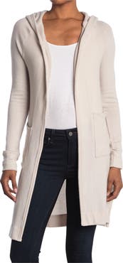 GO COUTURE Knit Hooded Duster