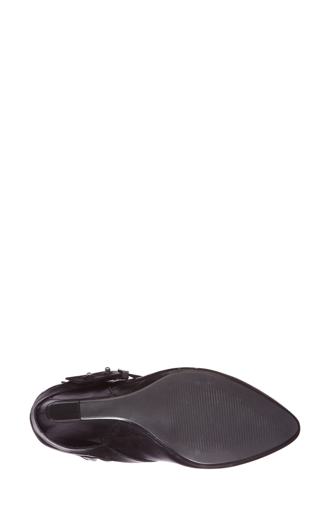 Naughty Monkey 'Angle Tangle' Pointy Toe Wedge Bootie, Alternate, color, 