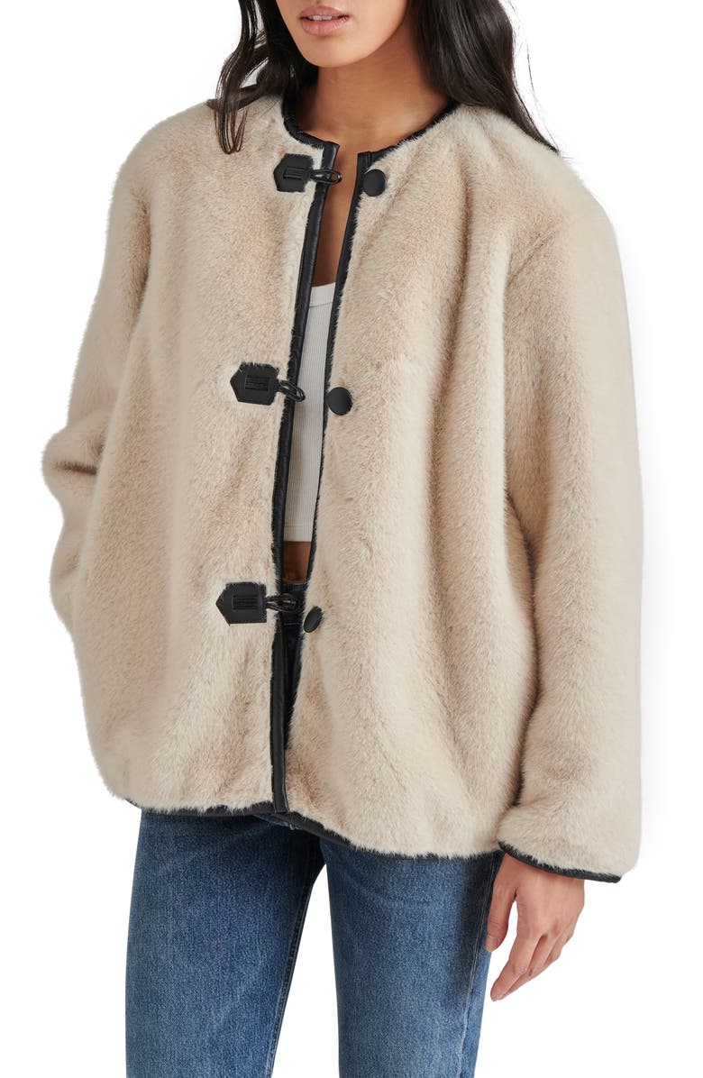 Steve Madden Yuna Faux Fur Jacket, Alternate, color,