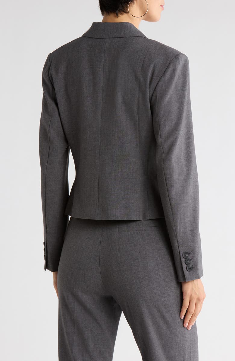 NORDSTROM RACK Shrunken Blazer, Alternate, color, Grey Charcoal Heather