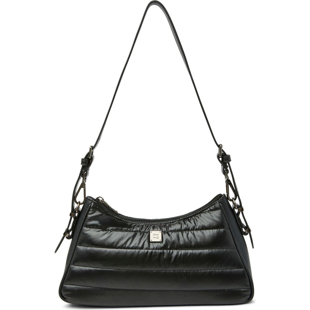 Think Royln Cosmopolitan Quilted Shoulder Bag In Black
