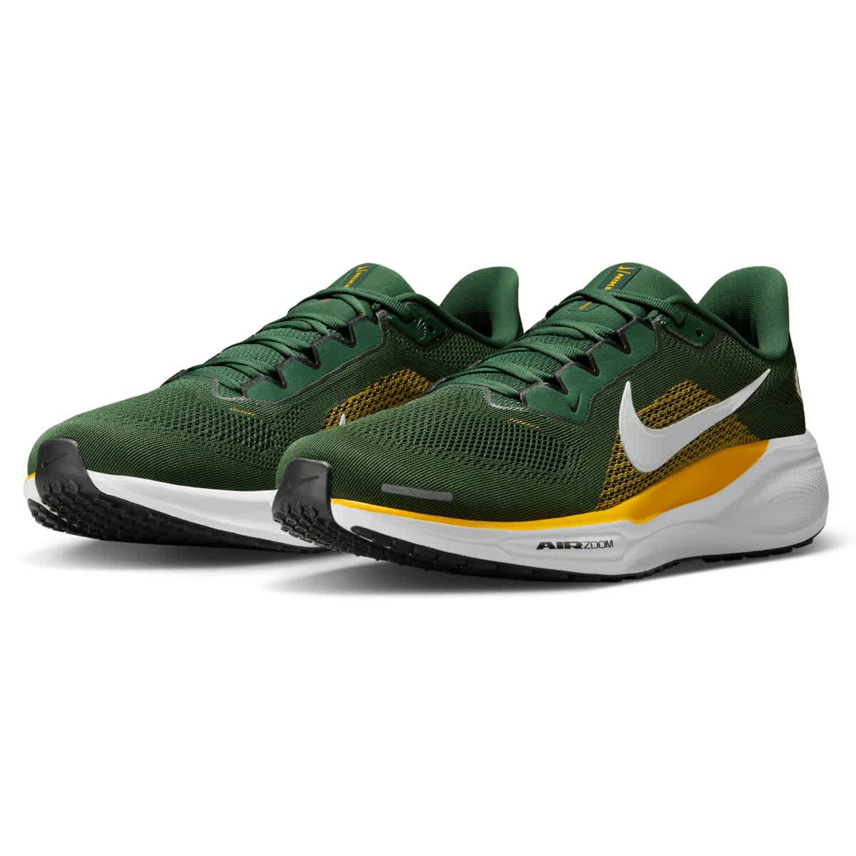 Nike Unisex Nike  Green Green Bay Packers Air Zoom Pegasus 41 Sneakers, Alternate, color, Green