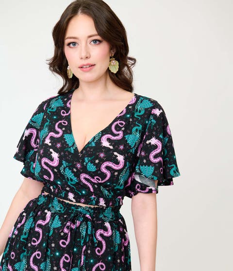1960s Dottie Crop Top