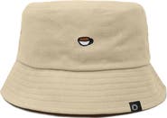Dalix Womens Lil Coffee Cotton Bucket Hat