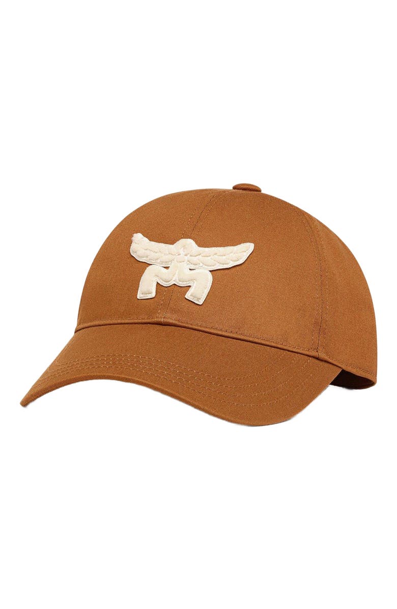 MCM Essential Logo Cap in Cotton Twill, Main, color, 