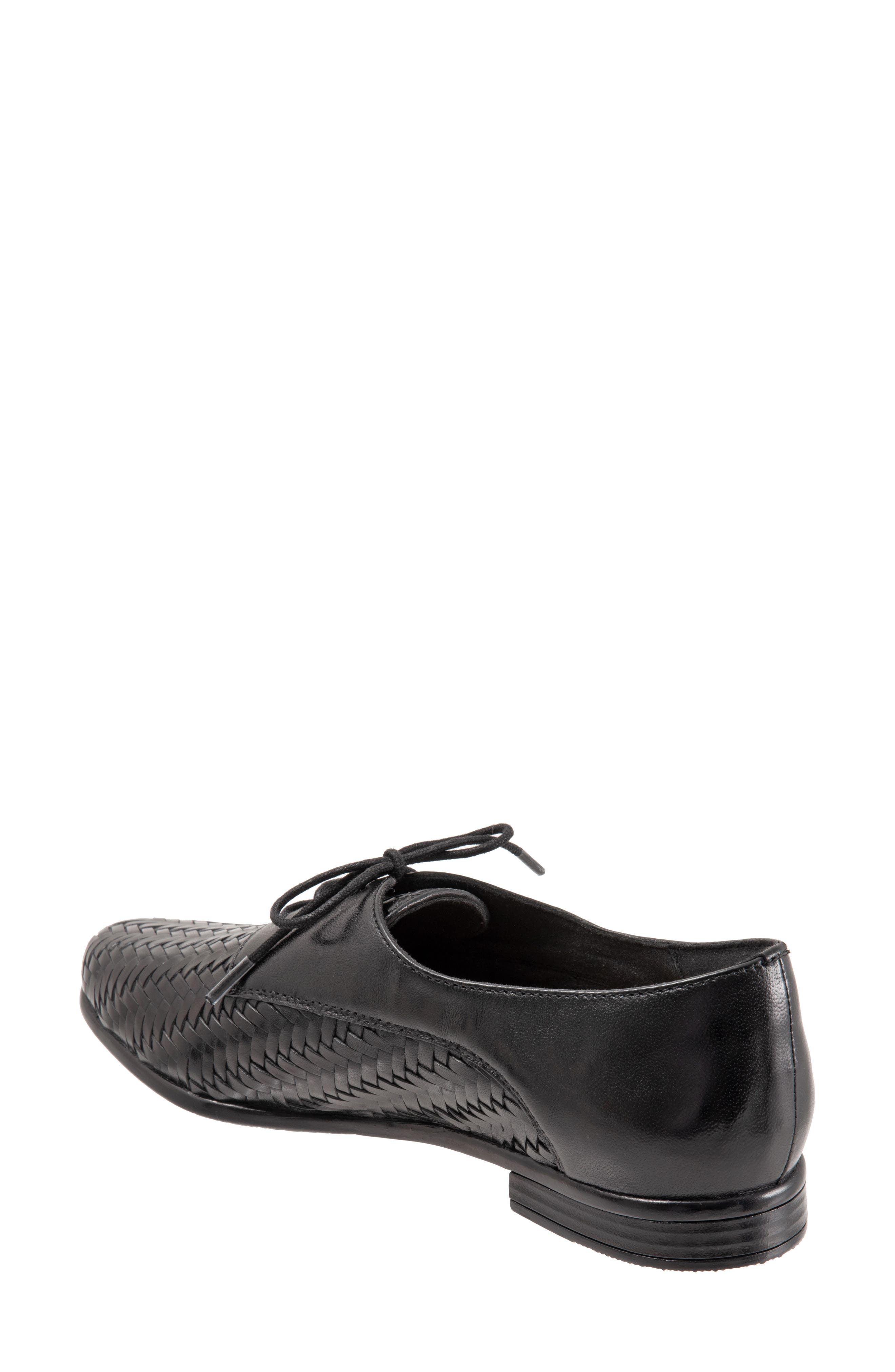 Trotters Lizzie Derby Flat, Alternate, color, Black
