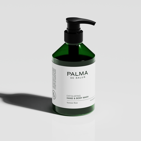 Plant-Based Exfoliating Hand & Body Wash Summer Rose