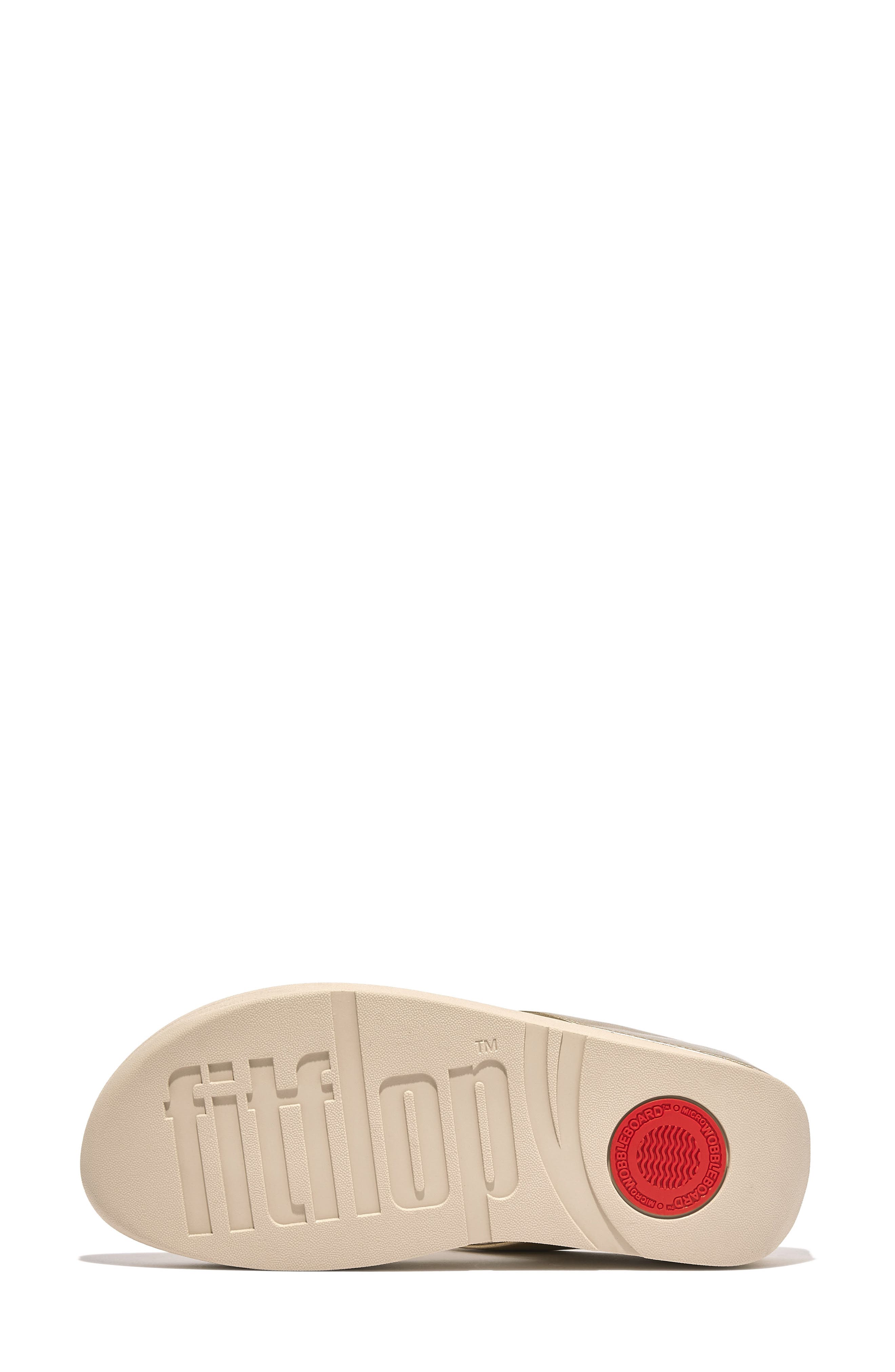 Fino Bauble Bead Flip Flop, Alternate, color, PLATINO