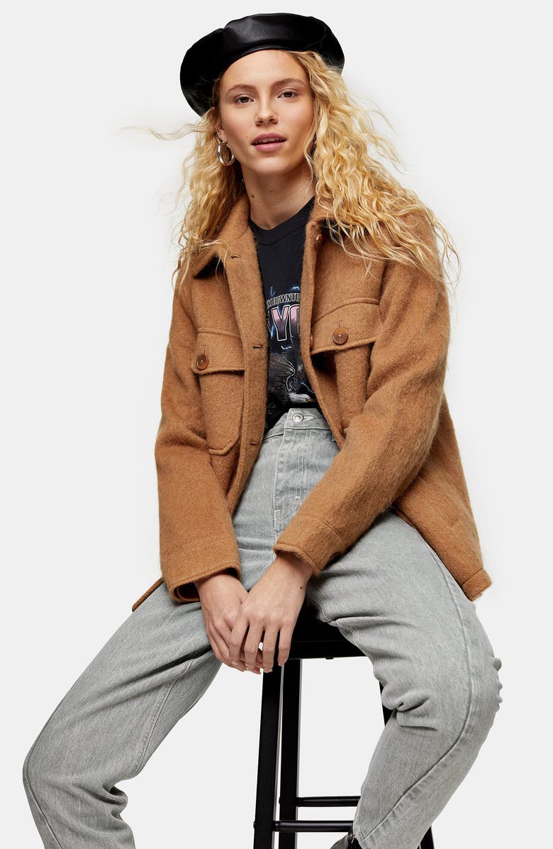 Topshop IDOL Twist Seam Mom Jeans, Alternate, color,