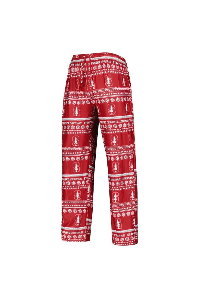 Men's Concepts Sport Cardinal Stanford Cardinal Swivel Long Sleeve T-Shirt & Pants Sleep Set, Alternate, color, Cardinal