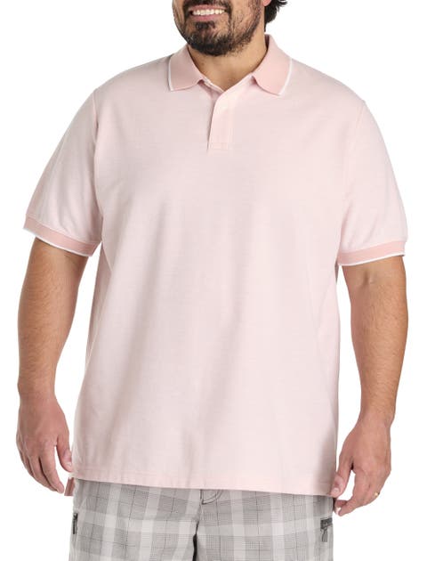 Big & Tall Oxford Tipped Polo Shirt