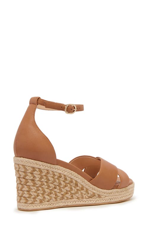 Frankie4 Baker Ankle Strap Espadrille Platform Wedge Sandal In Tan