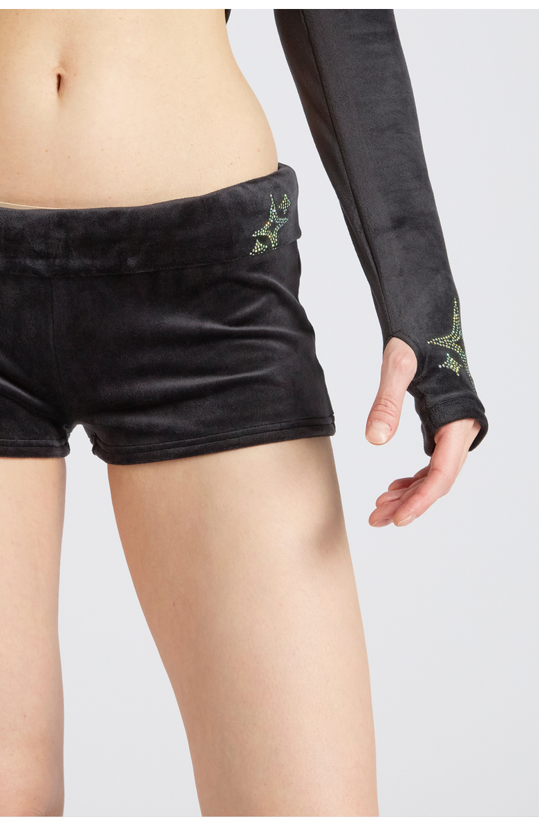 SPARKL Tracksuit Shorts, Alternate, color, Black