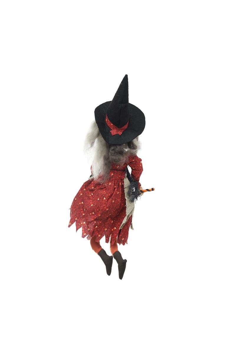 Gallerie II Paprika Little Witch Joe Spencer Gathered Traditions Halloween Art Doll Figure, Alternate, color, Red