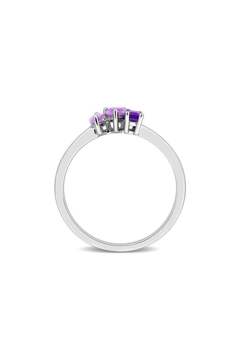 Multi-Shaped Amethyst Rose Gold Plated Ring, Alternate, color, PURPLE
