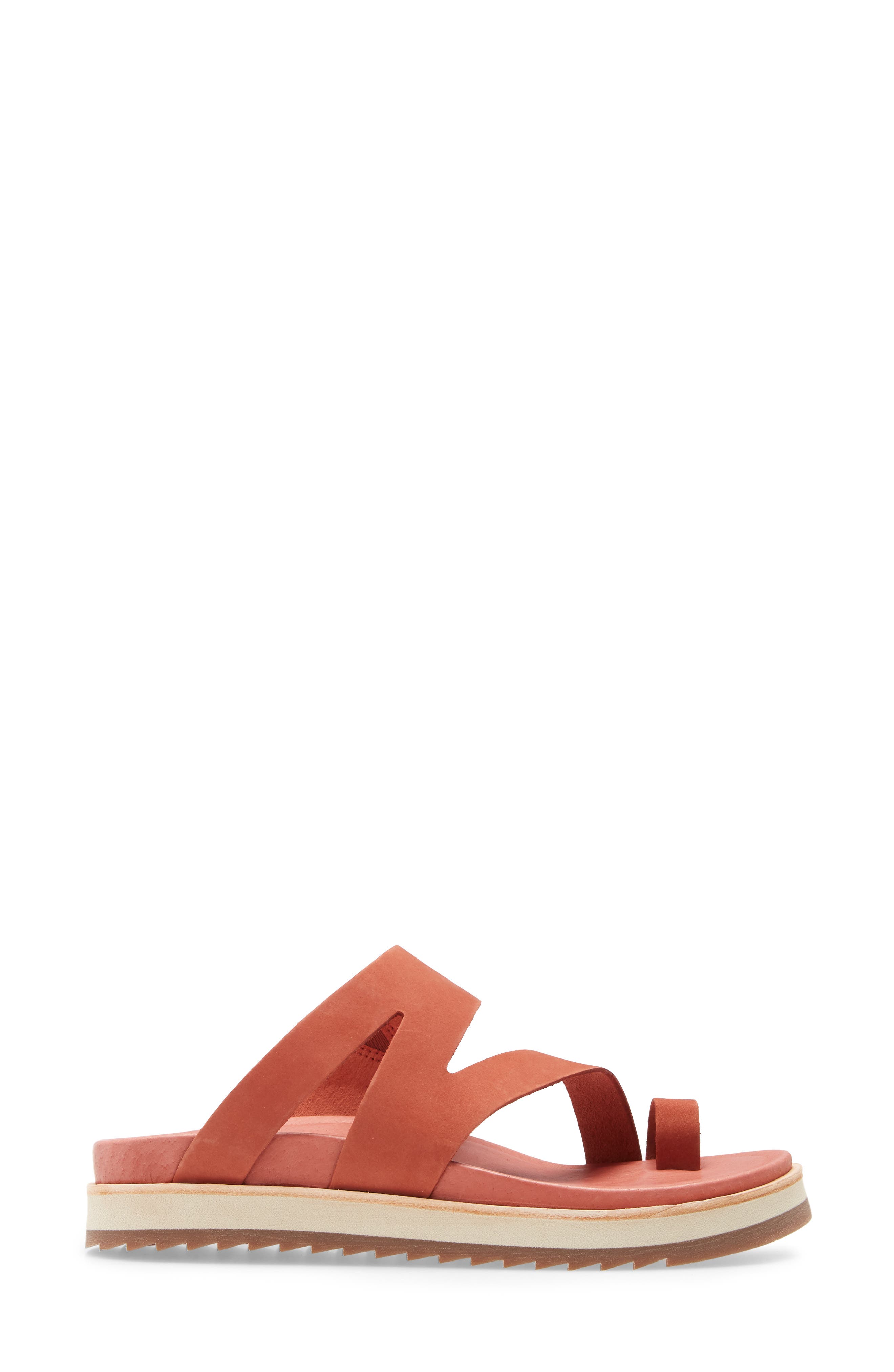 Juno Wrap Sandal, Alternate, color, REDWOOD LEATHER