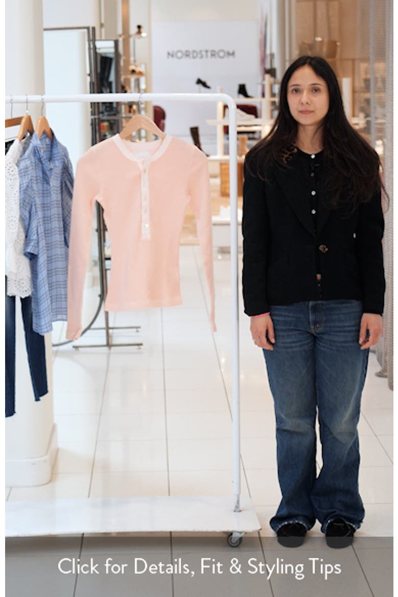 Drea Waffle Knit Henley video