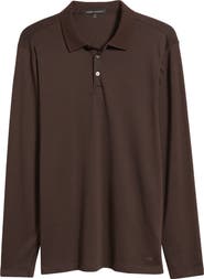 Robert Barakett Georgia Long Sleeve Polo
