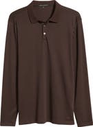 Robert Barakett Georgia Long Sleeve Polo