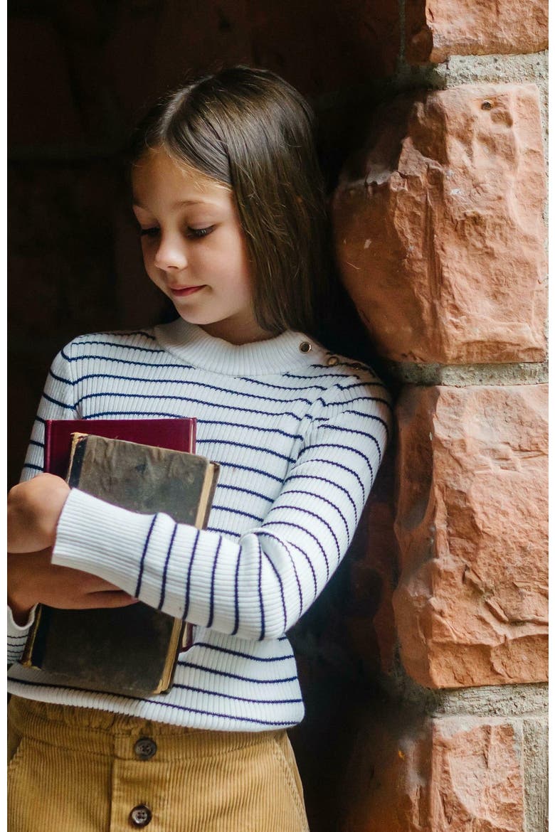 Girls' Corduroy Cinch Waist Skirt, Kids, Alternate, color, Medium Brown Corduroy