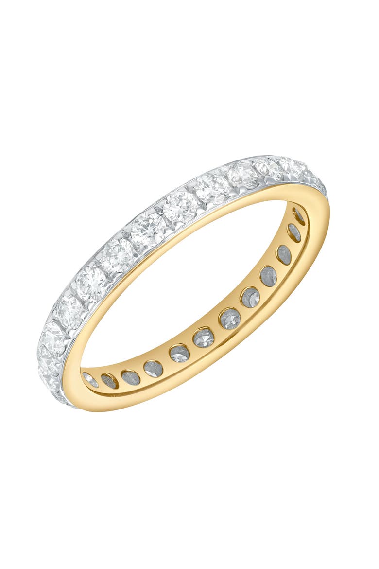 Averine 1.00 Ct Natural Diamond Eternity Band 14K Gold Ring, Alternate, color, 14K Yellow Gold