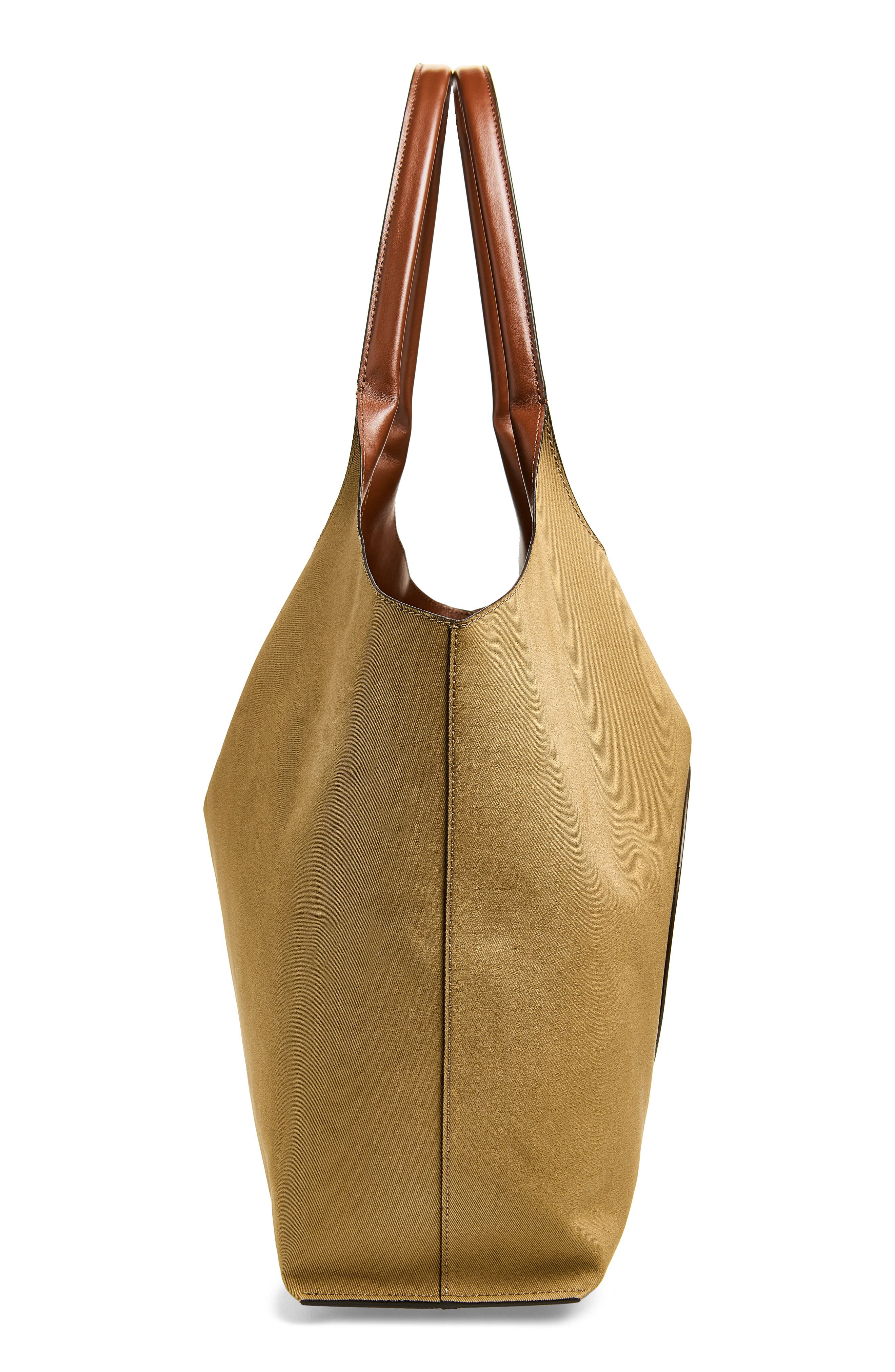 Logo Reversible Tote with Pouch, Alternate, color, TRUFFLE