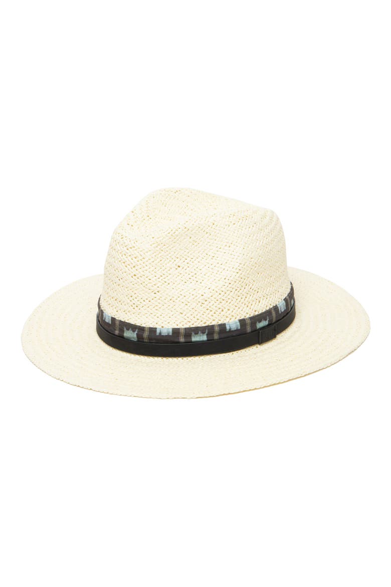 Pinch Crown Fedora, Main, color, IVORY