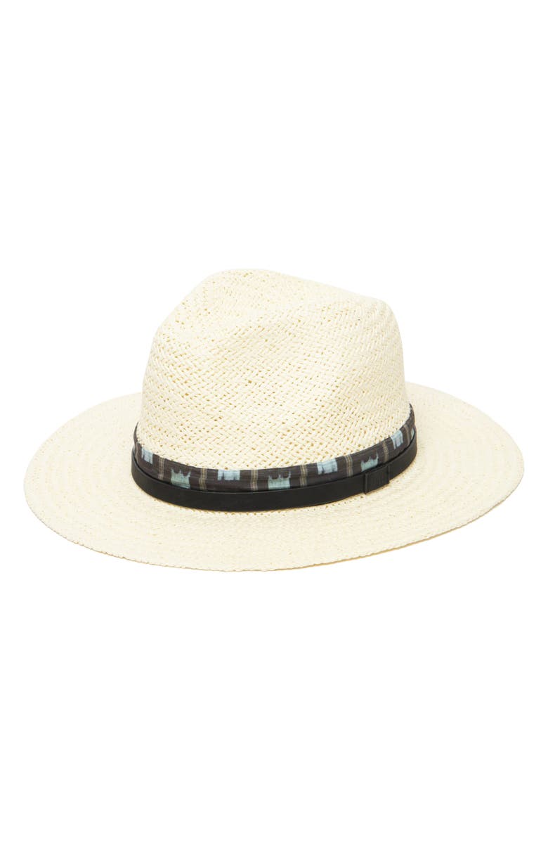 San Diego Hat Pinch Crown Fedora, Main, color, Ivory