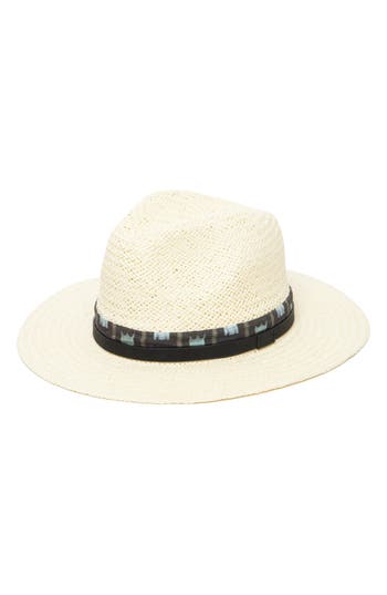San Diego Hat Pinch Crown Fedora In Ivory