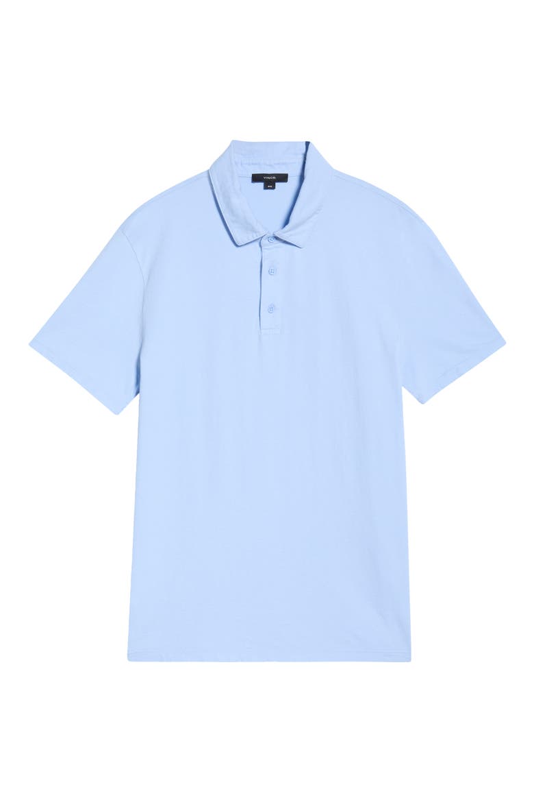 Regular Fit Garment Dyed Cotton Polo, Alternate, color, WASHED RAINWATER