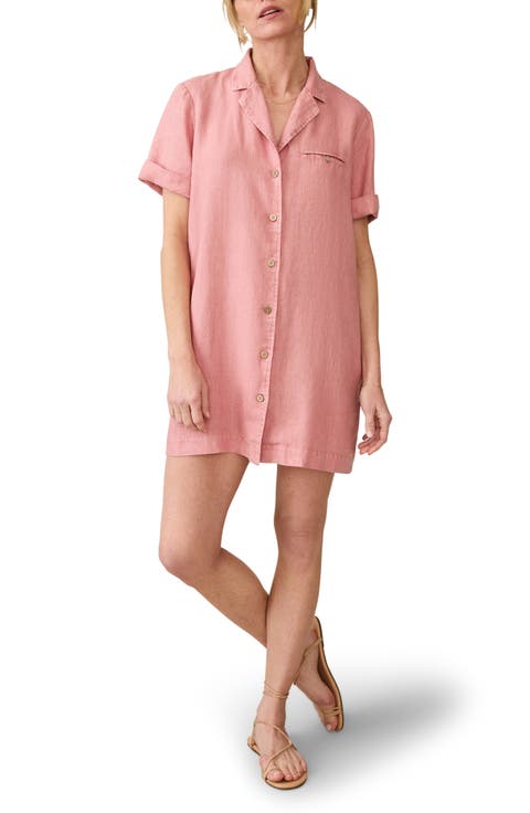 Paradise Point Linen Shirtdress
