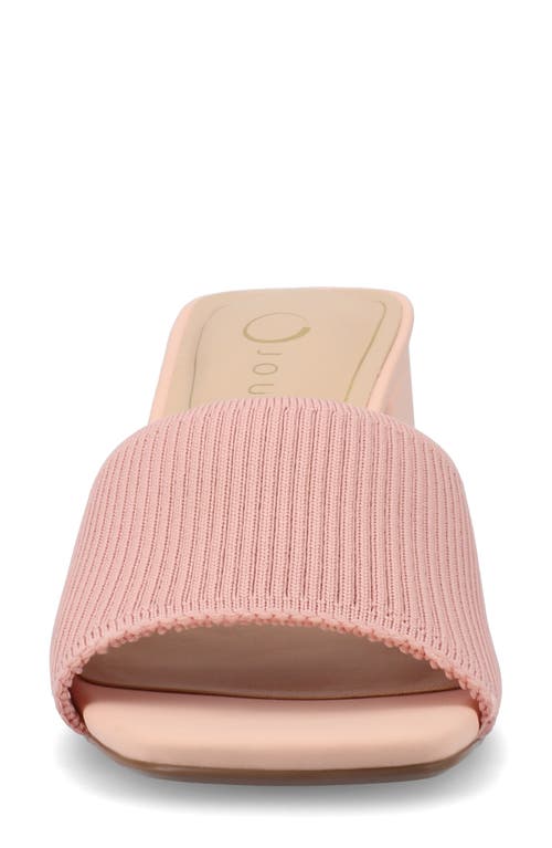 Journee Collection Shilin Slide Sandal In Pink
