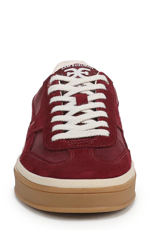 Sam Edelman Althea Sneaker In Burgundy