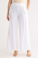 Renee C Wide Leg Pull-On Pants