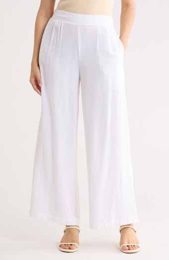 Renee C Wide Leg Pull-On Pants
