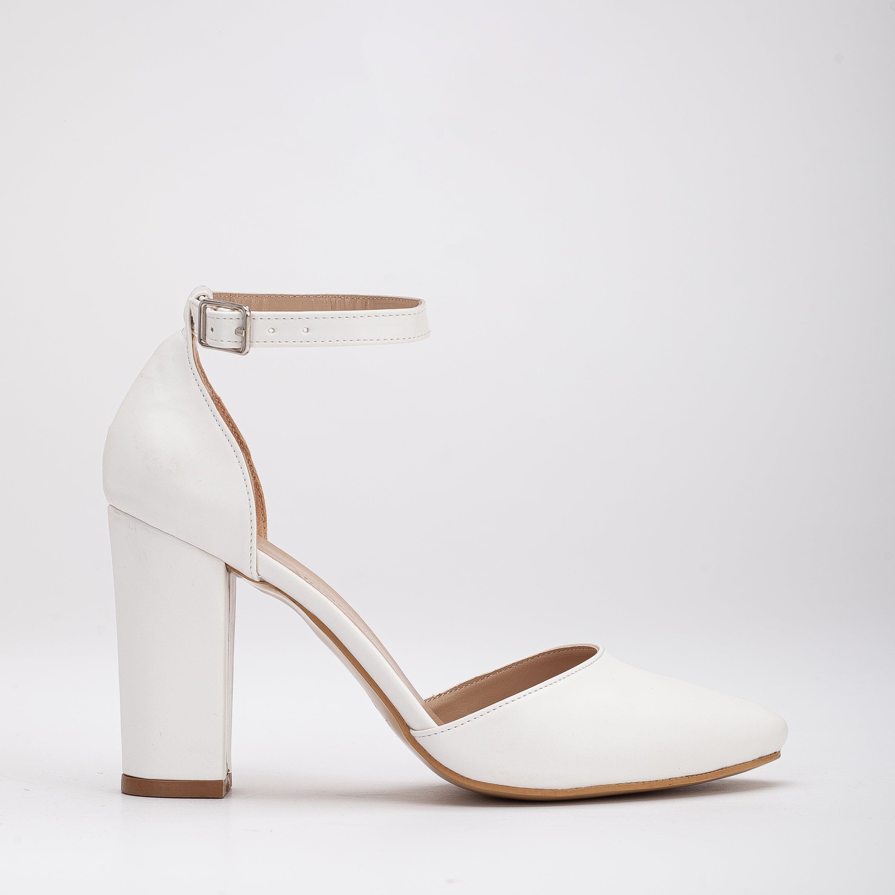 Forever & Always Shoes Denise Wedding Heels with Pearls, Alternate, color, White