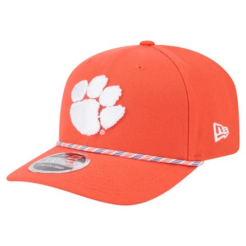 Men's New Era Orange Clemson Tigers Game Day Multi-Rope 9SEVENTY Stretch-Snap Hat