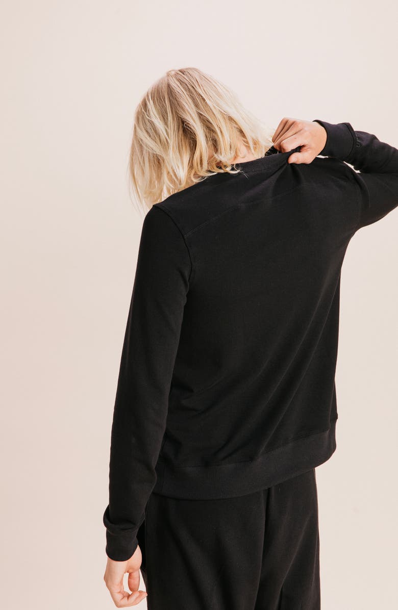 Ocio Men's SoftCore Classic Crewneck, Alternate, color, Black