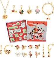 Disney Mickey & Minnie Advent Calendar 12-Piece Jewelry Set