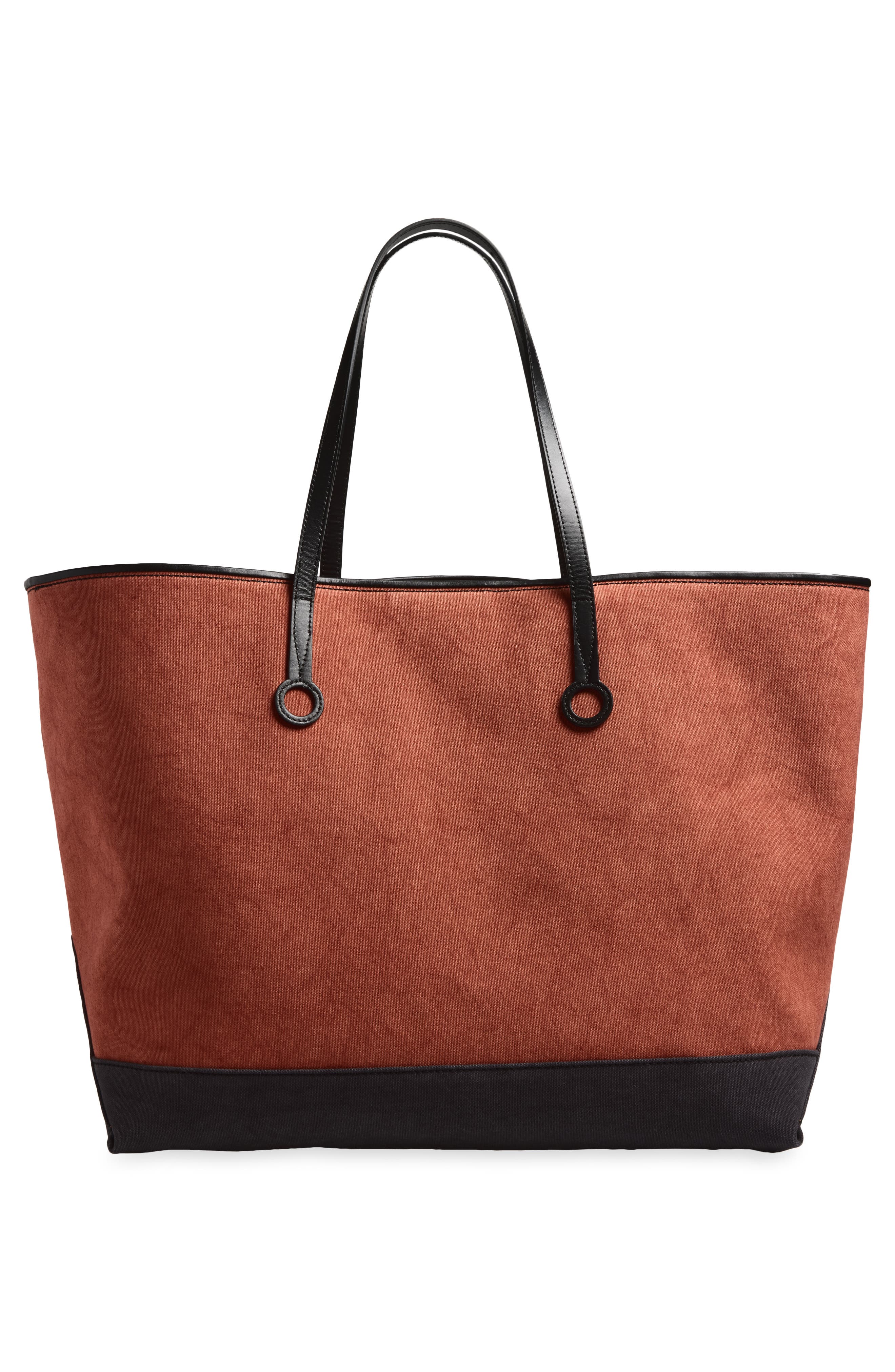 XL Anchor Tote, Alternate, color, RUST/ MULTI