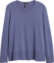 Eileen Fisher Crewneck Wool Sweater