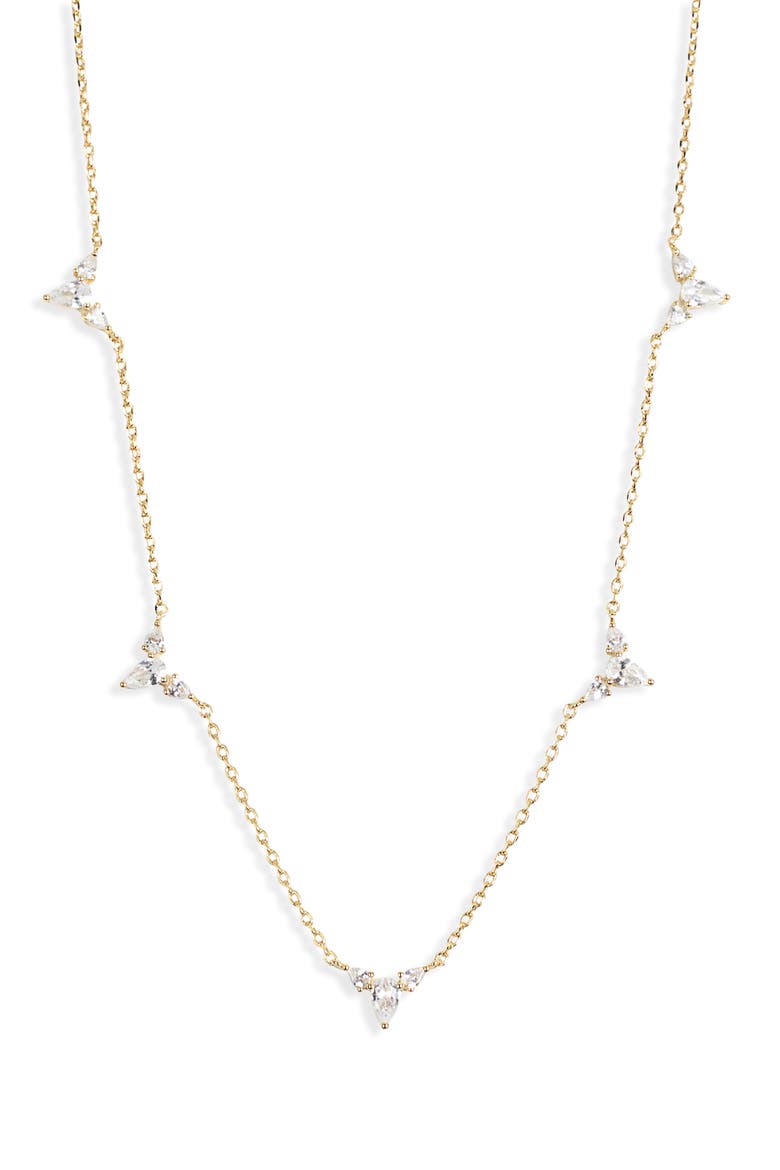 Foil Necklace, Main, color, GOLD