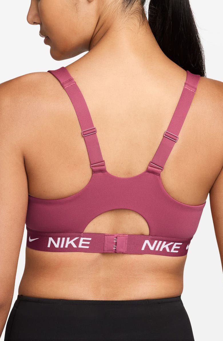 Nike Indy Dri-FIT High Support Sports Bra, Alternate, color, Mauve