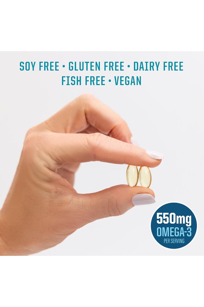 Simply Vegan Omega 3 Softgels, 60ct, Alternate, color, No Color