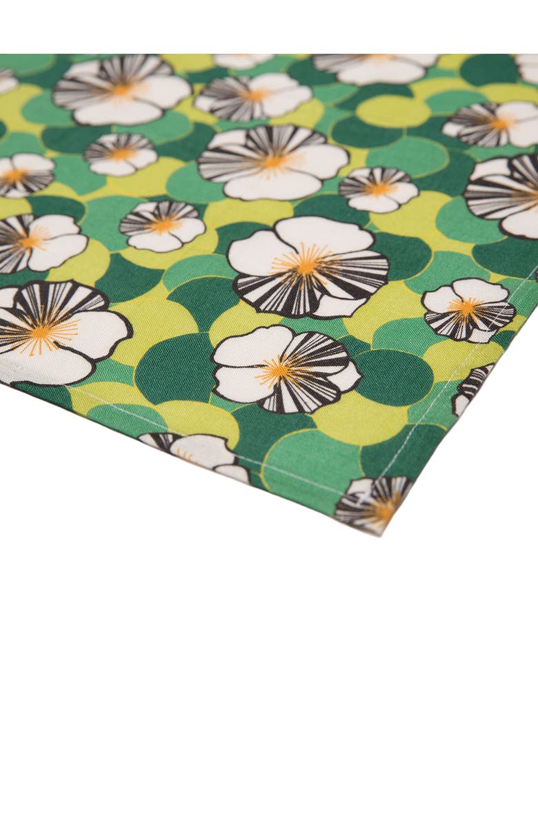 La DoubleJ Large Napkins Set Of 6 (45X45) Ninfea Green, Alternate, color, Ninfea Green